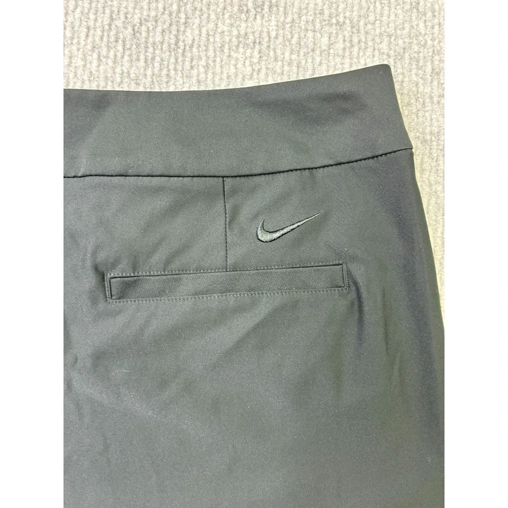 Nike Golf Dri-FIT Womens Size 12 Black Skort Built In Shorts Pockets Performance